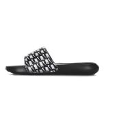 Nike Tryckta Slide-Tofflor Svart/Vit Black, Herr