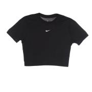 Nike Essential Tee Slim Crop Dam T-shirt Black, Dam