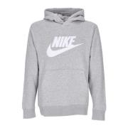 Nike Club Hoodie Pullover Långärmad Sweatshirt Gray, Herr