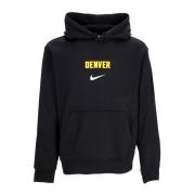 Nike Denver Nuggets City Edition Hoodie Black, Herr