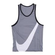 Nike Basketball Tank Top i Mesh Cool Grey Gray, Herr