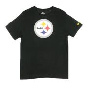 Nike Pittsburgh Steelers Logo Tee Shirt Black, Herr