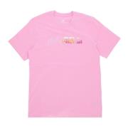 Nike T-shirt med kort ärm och rund hals Pink, Herr