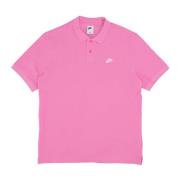 Nike Essential Pique Polo Shirt Playful Pink/White Pink, Herr