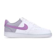 Nike Låg Court Vision Sneaker Vit/Fuchsia White, Dam