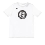 Nike Brooklyn Nets Logo Tee Vit T-shirt White, Herr