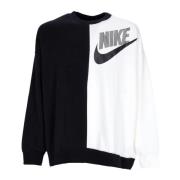 Nike Sporty Crew Neck Sweatshirt Oversized Dance Black, Dam