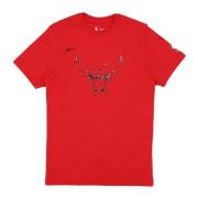 Nike Chicago Bulls Tee City Connect Red, Herr