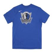 Nike Dallas Mavericks Logotyp T-shirt Blue, Herr