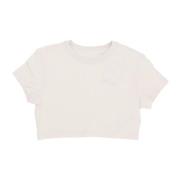 Nike Cropped Sportswear Chill Knit Top White, Dam