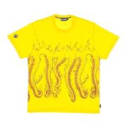 Octopus Octopus Logo Tee Gul T-shirt Yellow, Herr