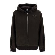 Puma Chenille Full-zip Vinter Hoodie Svart Black, Dam