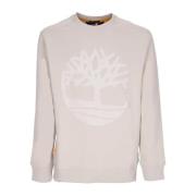 Timberland Core Logo Crewneck Sweatshirt Island Fossil Beige, Herr