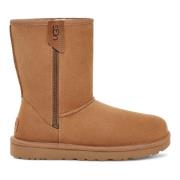 UGG Klassiska Korta Stövlar Svart Brown, Dam