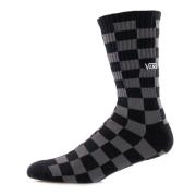 Vans Rutig Crew II Strumpor Svart/Kol Black, Herr