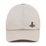 Vivienne Westwood Broderad Beige Baseball Cap Beige, Herr