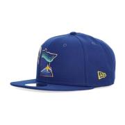 New Era Minnesota Timberwolves Platt Skärm Keps Blue, Unisex