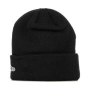 New Era Svart Stickad Manschett Mössa NFL Stil Black, Unisex