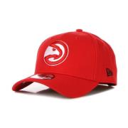 New Era Atlanta Hawks Böjd Skärm Keps Red, Unisex