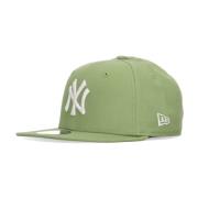 New Era MLB League Essential Flat Visor Cap Green, Unisex