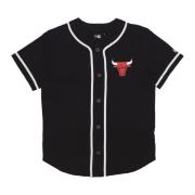 New Era Chicago Bulls Baseballtröja Svart/Röd Black, Herr