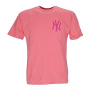 New Era MLB League Essential Oversized Tee Pink, Herr