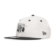 New Era Brooklyn Nets Flat Skärm Keps Vit White, Unisex