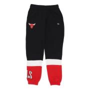 New Era Chicago Bulls Färgblock Jogger Byxor Black, Dam