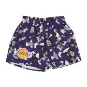 New Era NBA Team AOP Shorts Lila/Vit Multicolor, Herr