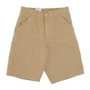 Carhartt Wip Bourbon Garment Dyed Arbets Shorts Beige, Herr