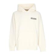 Obey Fleece Hoodie med Brodyr White, Herr