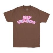 Obey Butterfly Classic Tee Kortärmad T-shirt Brown, Herr