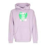 Obey Grundläggande huva fleece lavendel damhoodie Purple, Dam