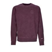 HUF Galaxies Faded Crewneck Sweatshirt Wine Red, Herr