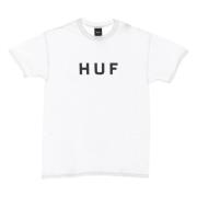 HUF Vit Logo Tee Kortärmad T-shirt White, Herr