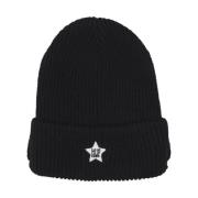 HUF Svart Visor Beanie Mössa Black, Herr