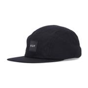 HUF Svart Flat Visir Camper Keps Black, Herr