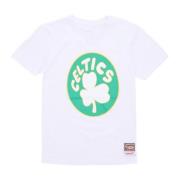 Mitchell & Ness Boston Celtics Logo Tee Hardwood Classics White, Herr