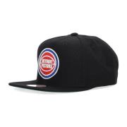 Mitchell & Ness Detroit Pistons NBA Keps Svart Black, Herr