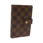 Louis Vuitton Vintage Pre-owned Belagd canvas plnbcker Brown, Dam