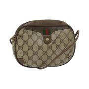 Gucci Vintage Pre-owned Canvas gucci-vskor Beige, Dam