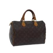 Louis Vuitton Vintage Pre-owned Canvas handvskor Brown, Dam