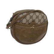 Gucci Vintage Pre-owned Canvas gucci-vskor Beige, Dam