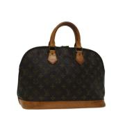 Louis Vuitton Vintage Pre-owned Canvas handvskor Brown, Dam