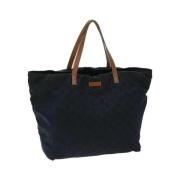 Gucci Vintage Pre-owned Nylon gucci-vskor Blue, Dam