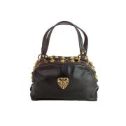 Gucci Vintage Pre-owned Laeder handvskor Black, Dam