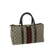 Gucci Vintage Pre-owned Canvas gucci-vskor Beige, Dam