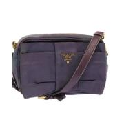 Prada Vintage Pre-owned Nylon prada-vskor Purple, Dam