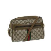 Gucci Vintage Pre-owned Canvas gucci-vskor Beige, Dam