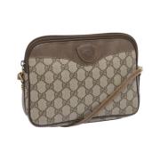 Gucci Vintage Pre-owned Canvas gucci-vskor Beige, Dam